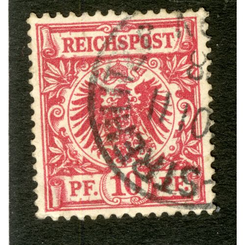 Timbre Oblitéré Reichspost 10 Pf