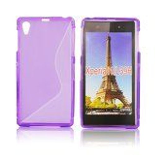 Coque Sony Xperia Z1 Compact Bimatière Violette