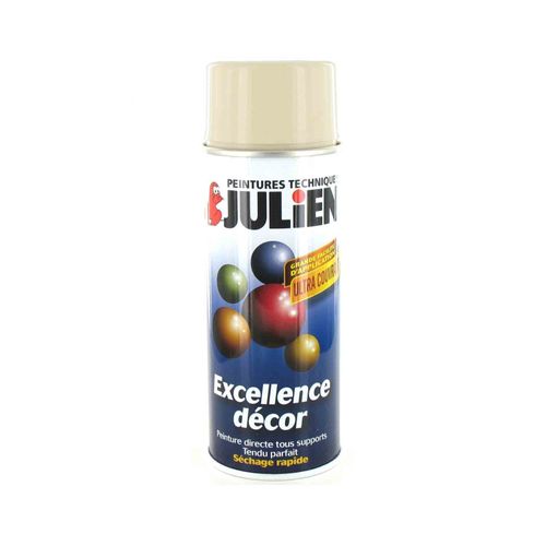 Peinture aérosol Julien ivoire 400ml Ral 1015