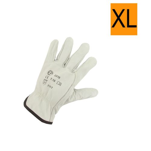 Gants Fleur de bovin beige Taille XL/10 EP 2210
