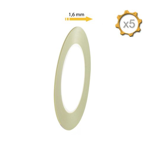Ruban adhésif de masquage 3M 218 fine line 1.6mm x 55m x 5