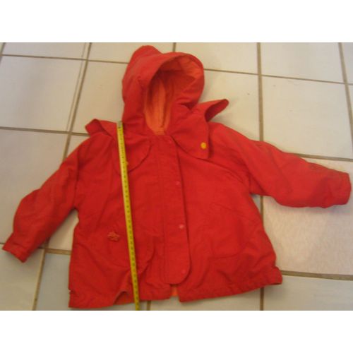 Manteau Marèse -Rouge -12 Mois