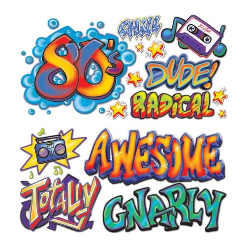 Sachet De 15 Graffitis Annees 80