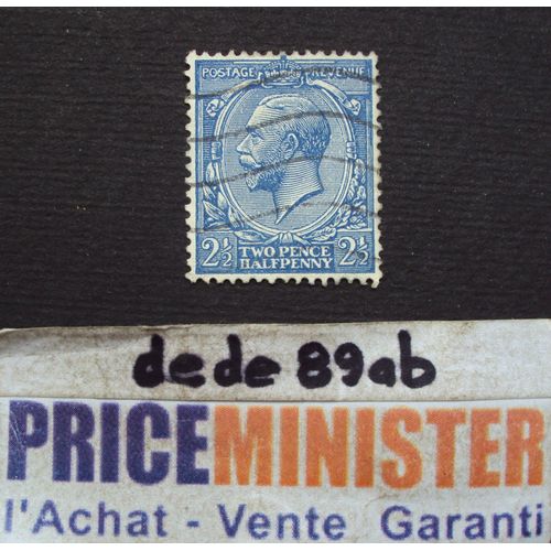 Royaume-Uni..  2 1/2 Two Pence Half Penny Le Roi George V (1865-1936) Oblitéré.