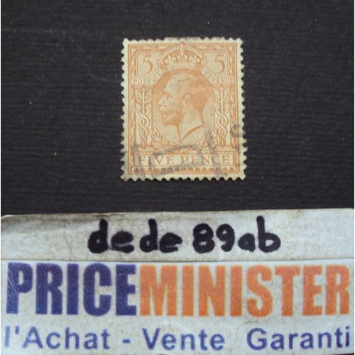 Royaume-Uni..  5 Five Pence Le Roi George V (1865-1936) Oblitéré.