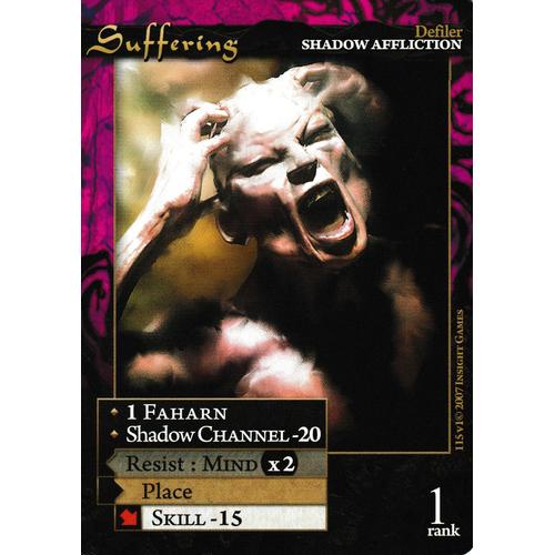 Carte Corunea Role Card Game Suffering 115v1 Vo