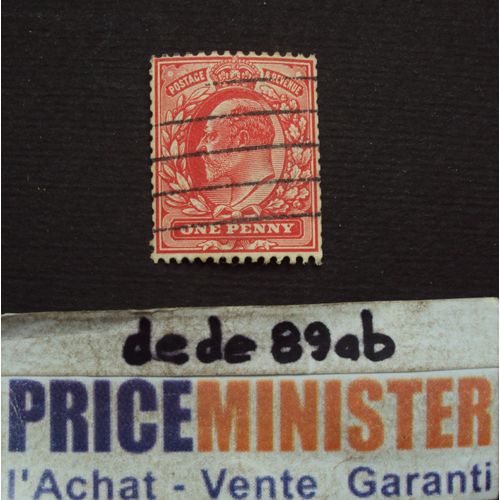 Royaume-Uni..  One Penny . Le Roi Edward V I I (1841-1910) Oblitéré.