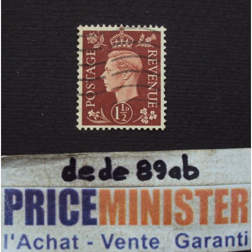 Royaume-Uni..  1 1/2 D Le Roi George V I (1895-1952) Oblitéré.