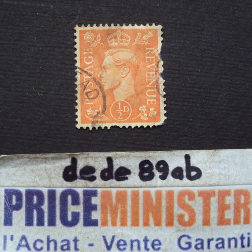 Royaume-Uni..  1/2 D Le Roi George V I (1895-1952) Oblitéré.