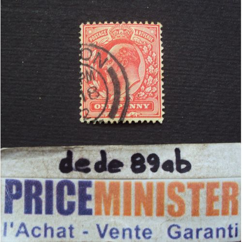 Royaume-Uni..  One Penny Le Roi Edward V I I (1841-1910) Oblitéré.