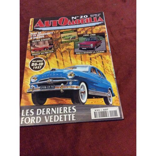Automobilia  N°20 Plus De 110 Documents D'époque Ect...Ect...