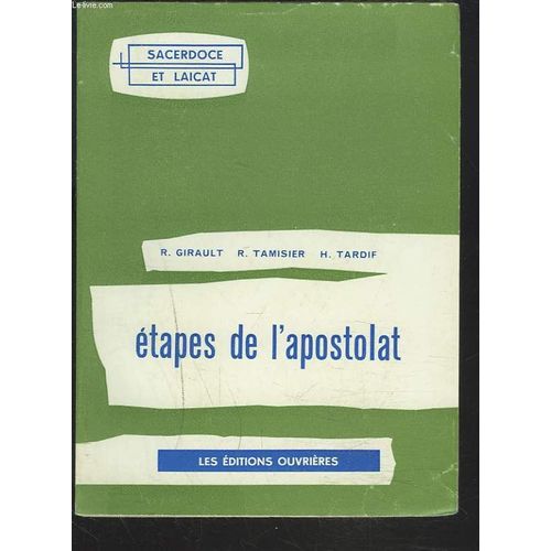 Etapes De L'apostolat.