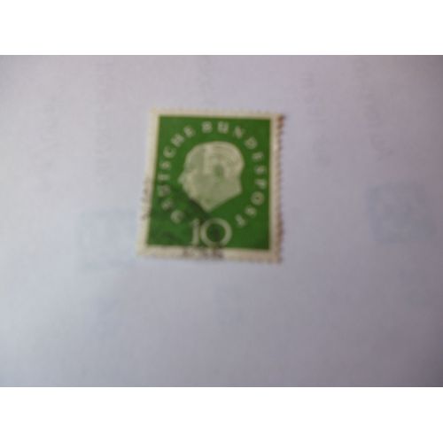 Timbre "Allemagne ::Deutsche Bundespost : 10."