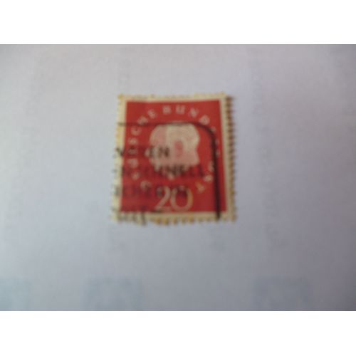 Timbre "Allemagne ::Deutsche Bundespost : 20."