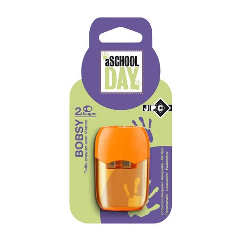 Jpc Creations Taille-Crayon "Bobsy" 2 Usages