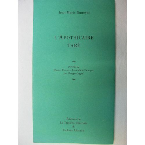 L'apothicaire Taré