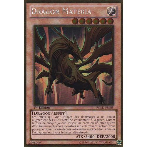 Dragon Matéria Pgld-Fr065 Gold - Yu-Gi-Oh !