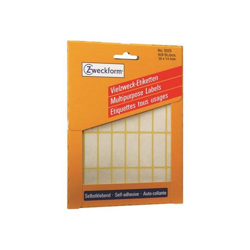Avery Multi-Purpose Labels 3323 - Étiquettes autocollantes - blanc - 14 x 38 mm 928 unités