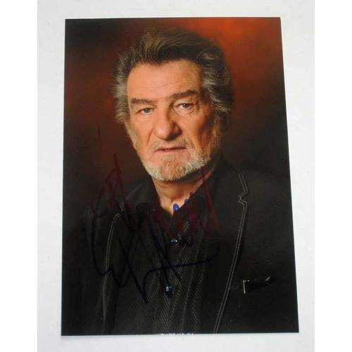 Autographe Eddy Mitchell Photo Format  13x18cm