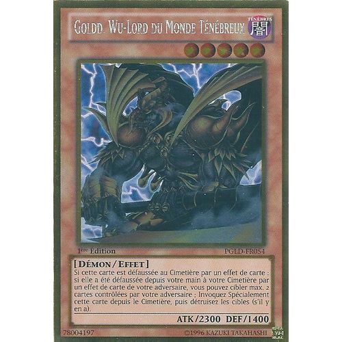 Yu-Gi-Oh! Goldd, Wu-Lord Du Monde Ténébreux Pgld-Fr054