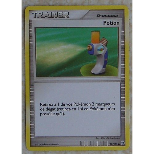 Carte Pokemon Potion 127/132 - Trainer Dresseur - Diamant Et Perle Merveilles Secrètes 2008