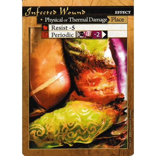 Carte Corunea Role Card Game Infected Wound 256 V1 Vo