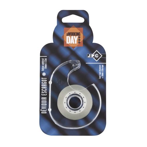 Jpc Creations Dévidoir Escargot Transparent Avec Adhesif 19 Mm X 33 M
