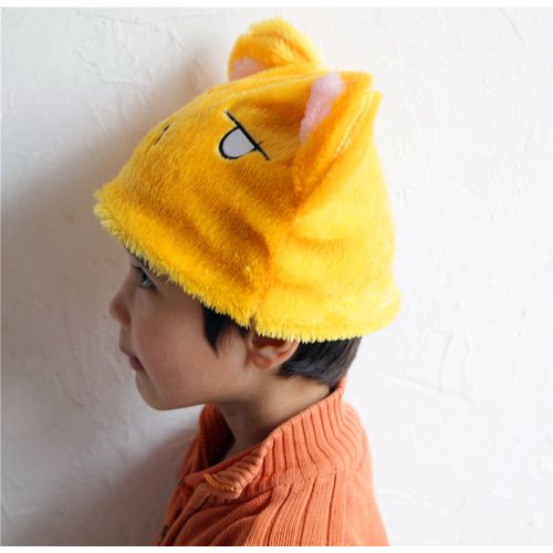 Envoi Immédiat Bonnet Déguisement Costume Cosplay Peluche Souris Oreilles Orange Doux Chaud Mignon Kawaï Enfant Adulte Soirée Convention Black Sugar