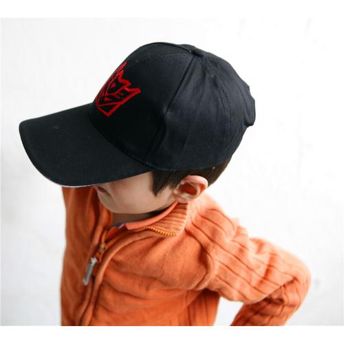 Casquette Chapeau Visière Tissu Noir Motif Rouge Robot Adulte Enfant Mixte Réglable Strap Scratch Soleil Vacances Sport Extérieur Manga Anime Black Sugar