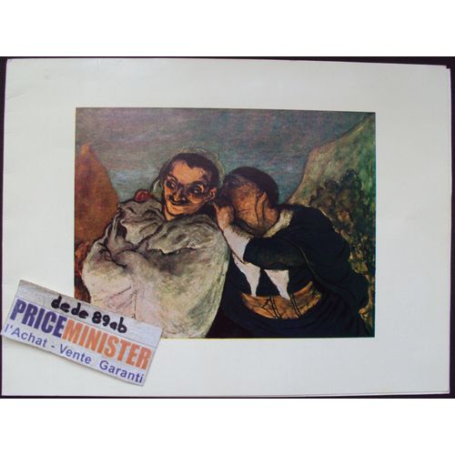 Carte Timbre Premier Jour : Les Fourberies De Scapin De Molière.Scapin Et Crispin Par Honoré Daumier.Oblitéré 10/12/1966-Marseille.