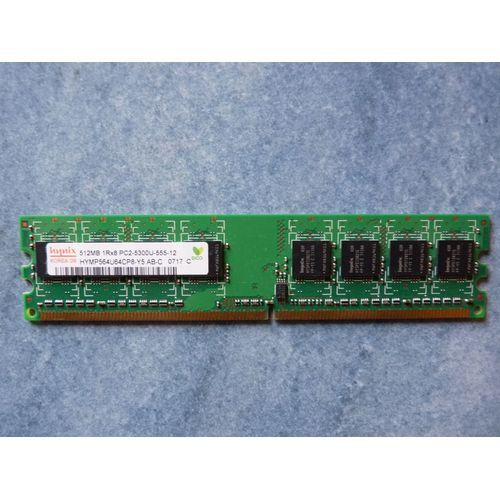 barrette mémoire Hynix 512 mb HYMP564U64CP8-Y5 AB-C 0717 C