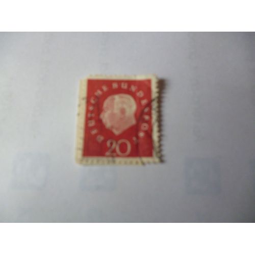 Timbre "Allemagne ::Deutsche Bundespost : 20."