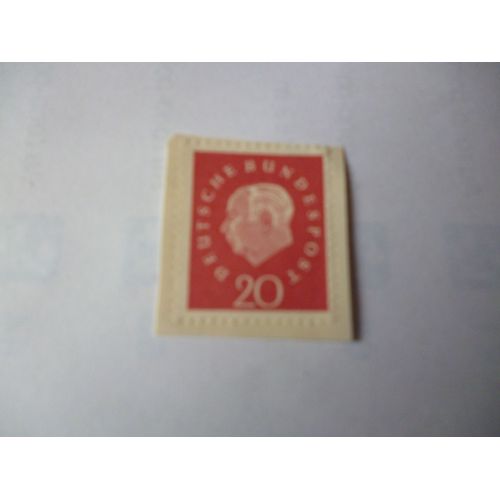 Timbre "Allemagne ::Deutsche Bundespost : 20."