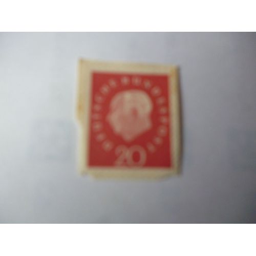 Timbre "Allemagne ::Deutsche Bundespost : 20."