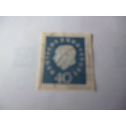 Timbre "Allemagne ::Deutsche Bundespost : 40."