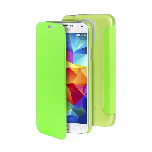 Étui Folio Cover Moxie Vert Pour Samsung Galaxy S5