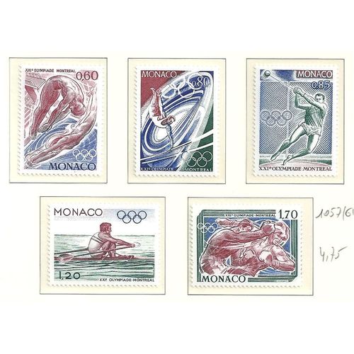 Monaco N° 1057 À 1061
