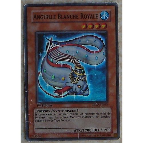 Carte Yu-Gi-Oh Anguille Blanche Royale Crms-Fr086 - 1ère Édition - Holo - Super Rare - Poisson/Syntoniseur