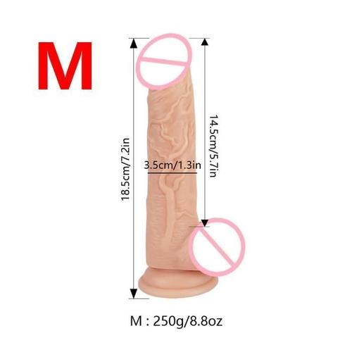 Pas De Vibromasseur M Gode - Godemiché En Silicone Pour Femmes, Sensation De Peau Réaliste, Énorme Pénis, Ven