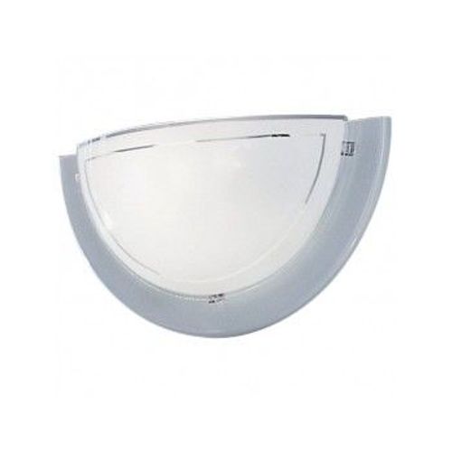 APPLIQUE METAL/VERRE BLANC