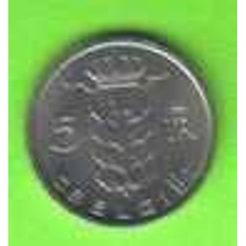 Belgique = Pièce De 5 Francs De 1973, Légende Belgie.