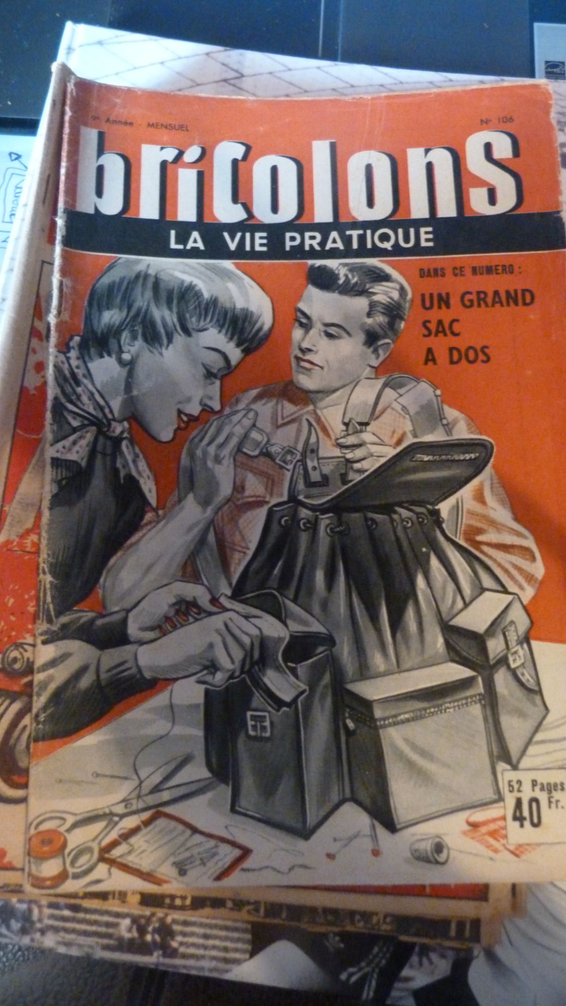 Bricolons- La Vie Pratique  N° 106 : Un Grand Sac À Dos