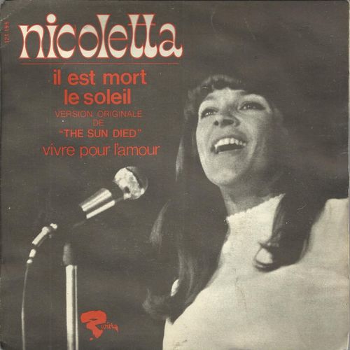 Il Est Mort Le Soleil (Pierre Delanoé / H. Giraud) 3'11  /  Vivre Pour L'amour (Nicoletta / L. Missir) 3'36 (Offert Par Antar Antarama 70)