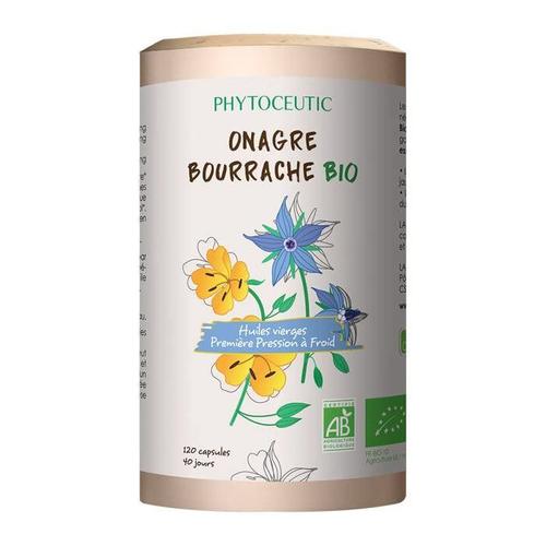 Phytoceutic Onagre Bourrache Bio 120 Capsules 