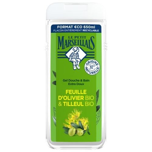 Le Petit Marseillais - Le Petit Marseillais Douche Extra Douxfeuille Olivier Bio&tilleul 650 Ml Gel Douche 650 Ml 