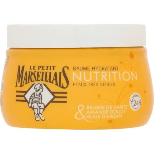 Le Petit Marseillais - Baume Hydratant Nutrition, Karité Amande Douce&argan, 300ml Corps 