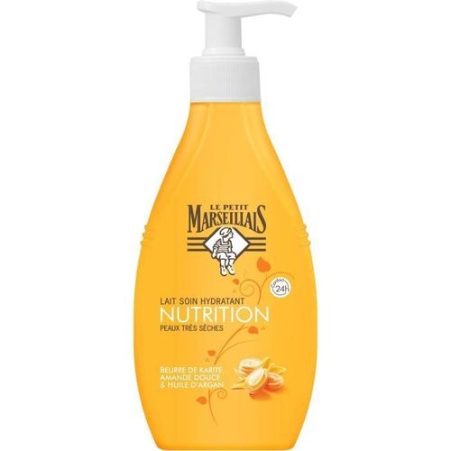 Le Petit Marseillais - Lait Corps Hydratant, Beurre De Karité,Amande Et Huile D'argan, 250ml Corps 