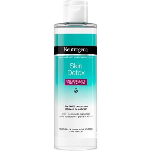 Neutrogena Visage - Neutrogena Skin Detox Eau Micellaire Triple-Action Flacon 400 Ml Micellaire 