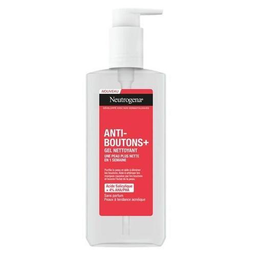 Neutrogena Visage - Neutrogena Anti-Boutons+ Gel Nettoyant Purifiant Visage, Acide Glycolique 200 Ml 