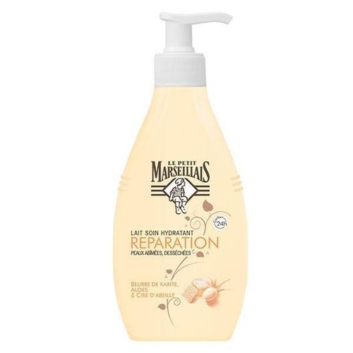 Le Petit Marseillais - Lait Corps Hydratant, Beurre De Karité,Aloes Et Cire D'abeille, 250ml Corps 